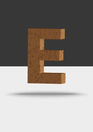 E Alphabetのイラスト素材