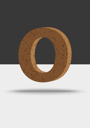 O Alphabetのイラスト素材