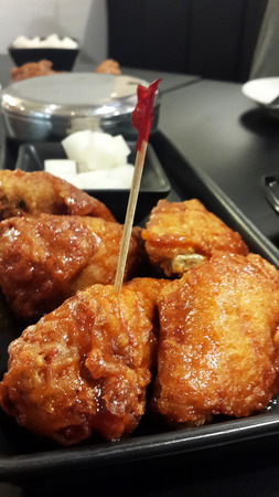 Fried chickenの写真素材