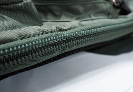 Zip for keep your stuff insideの写真素材