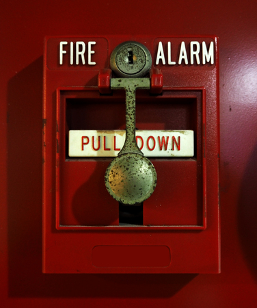 Fire alarm will save your life and your propertyの写真素材