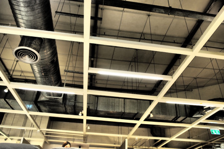 Structure make with steel by engineerの写真素材