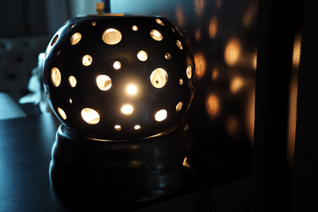 Lamp with different art designの写真素材