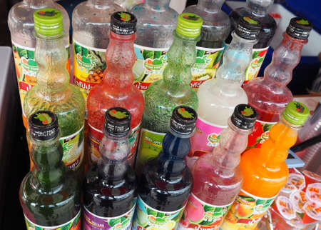 soft drink bottle is colourfulのeditorial素材