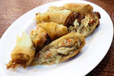 Fried spring roll crispy and deliciouse