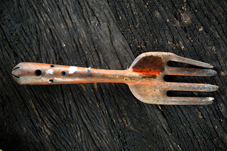 Old Garden tools with rustの写真素材