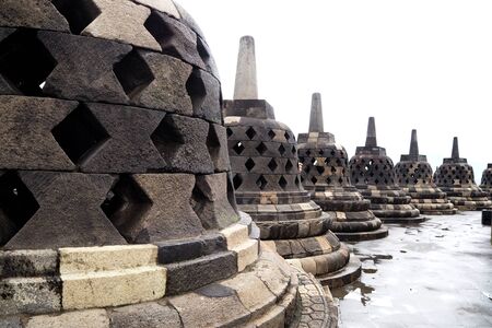 borobudur is   famous placeの写真素材