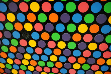 poka dot with many color
