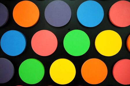 poka dot with many colorの写真素材