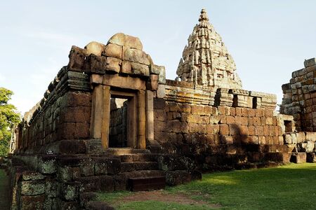 Stone castle in Burirum Thailandのeditorial素材