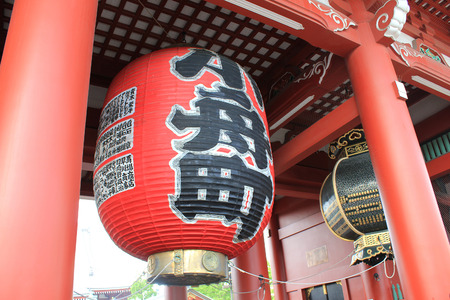 Big Japanese temple in Osakaのeditorial素材