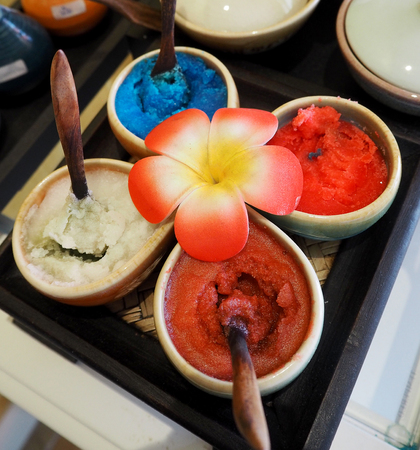 Thai Spa oil for massageの写真素材