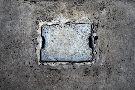 The dirty floor on the road is so dirty and stinkyの写真素材