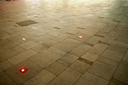 The dirty floor on the road is so dirty and stinkyの写真素材