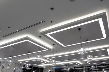 Light on roof with many design look so coolの写真素材