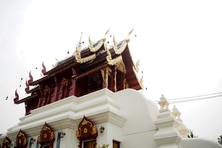 Thai temple look so nice and so beautyfulの写真素材