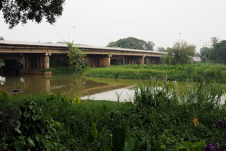 next to the river stay close to the natureの写真素材