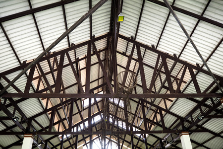 roof construction look strong nice and beautyfulの写真素材