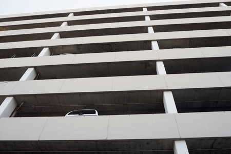 The big parking building in big shopping mallの写真素材