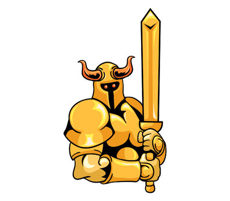 armored warriorのイラスト素材