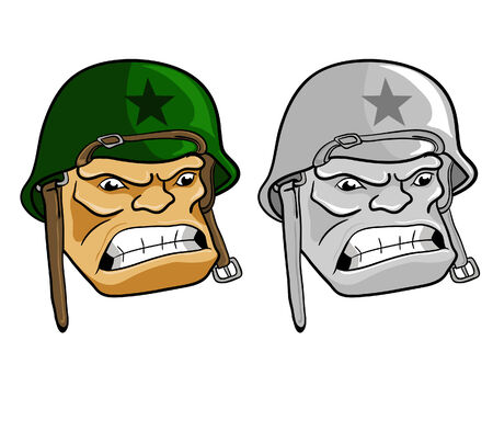 army headのイラスト素材