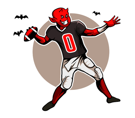 Devil Quarterbackのイラスト素材