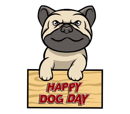 Happy Dog Dayのイラスト素材