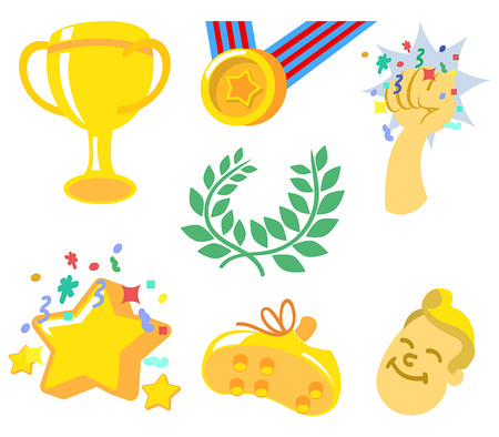 Soccer Champion Element Designのイラスト素材