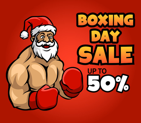 Vector illustration for boxing day promotionのイラスト素材