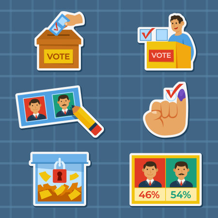 Make a vote to choose personally best candidate.のイラスト素材
