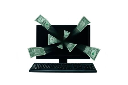 Currencies ejected from the screen.