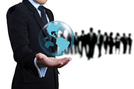 Business people who want to join the team.の写真素材