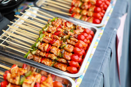 Fresh appetizing barbecue.の写真素材
