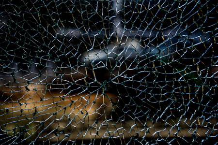 broken glass.の写真素材