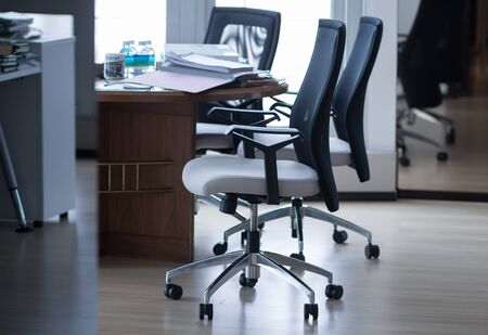 Table and chairs in meeting room.の写真素材
