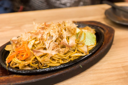 Japanese cuisine Yakisoba, Japanese fried noodleの写真素材