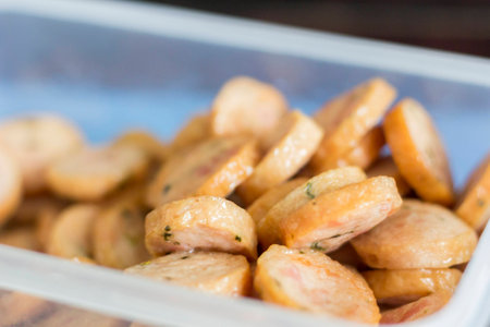 Sausage casserole friedの写真素材