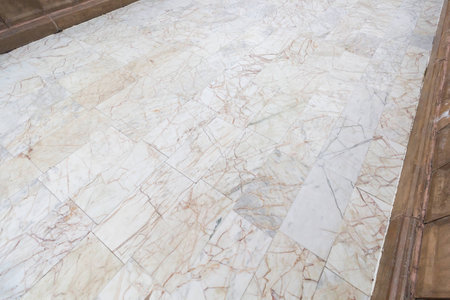 Walkway with Marble patternの写真素材