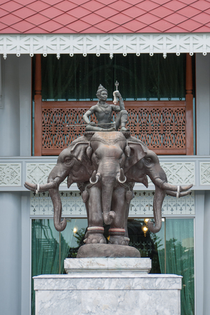 Elephant Stone Statue  Bangkok, Thailand の写真素材
