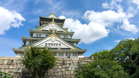 Osaka Castle in Osaka Japanのeditorial素材