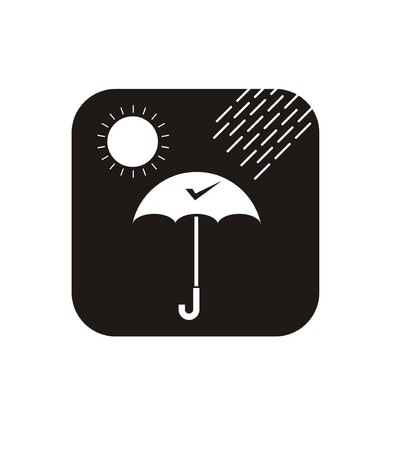 waterproof simple iconのイラスト素材