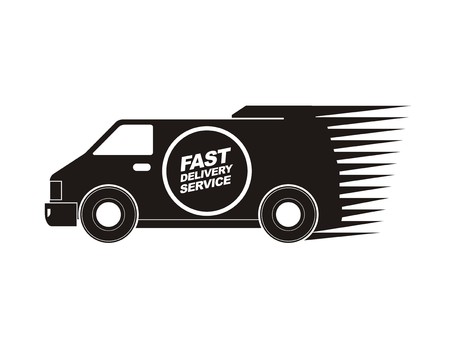 fast delivery service iconのイラスト素材