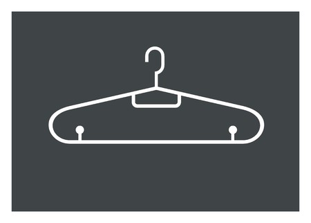 hanger simple iconのイラスト素材