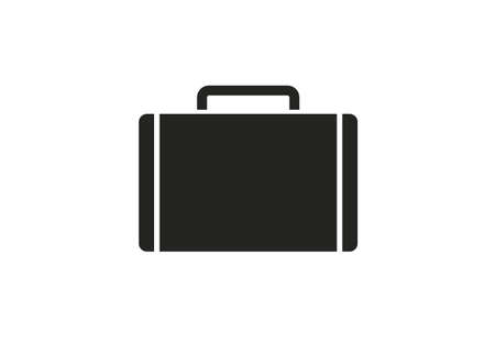 suitcase simple iconのイラスト素材