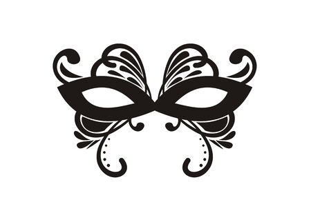 simple mask ornamentsのイラスト素材