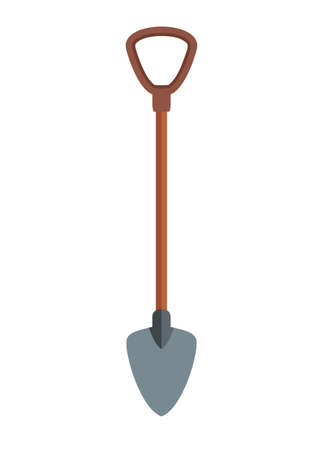 shovel simple illustrationのイラスト素材