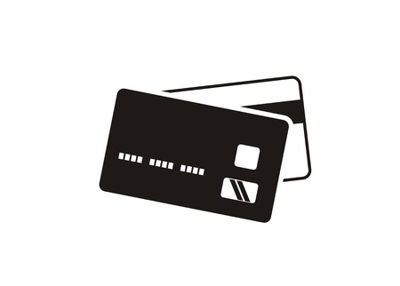 credit card simple iconのイラスト素材