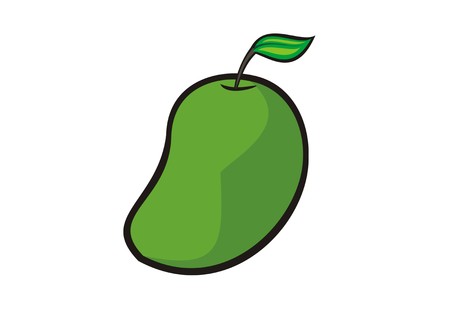 mango simple illustrationのイラスト素材