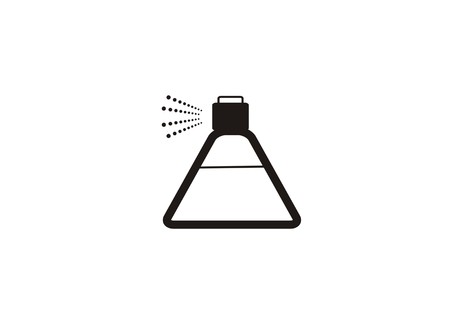 perfume/perfume bottle simple iconのイラスト素材