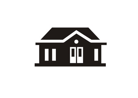 house/property simple iconのイラスト素材